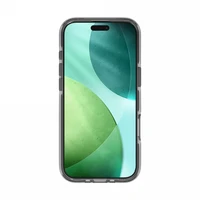 ZAGG Santa Cruz Snap Magnetinis dėklas telefonui iPhone Air – skaidrus ir juodas