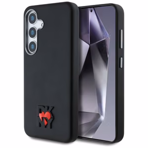 DKNY Odinis Heart of NY dėklas Samsung Galaxy S25 - Juodas
