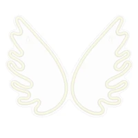 Neon PLEXI LED WINGS white FPNE09X Forever Light