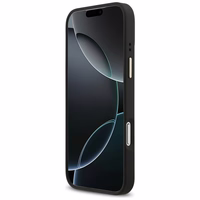 Guess 4G Strass Logo magnetinis dėklas telefonui iPhone 17 Pro Max - juodas