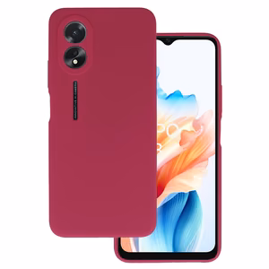 Silicone Lite dėklas telefonui Oppo A38 4G bordo spalvos