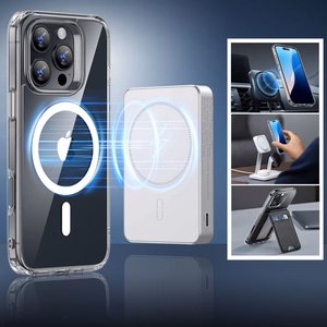 ESR Classic Hybrid Halolock Magnetinis dėklas telefonui + grūdintas stiklas iPhone 16 Pro Max - skaidrus