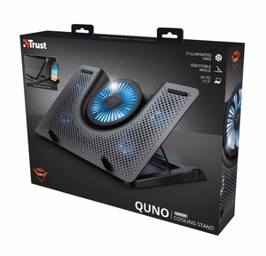 Trust GXT 1125 Quno nešiojamojo kompiuterio stovas juodas 43.2 cm (17")