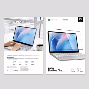 AmazingThing Radix MagClear plėvelė, skirta MacBook Neo 13"