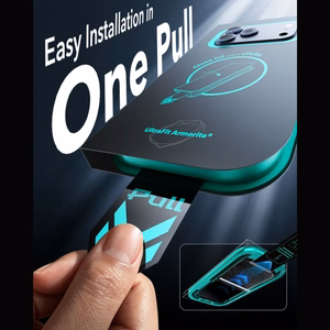 ESR UltraFit Armorite 2 vnt. grūdintų stiklų rinkinys, skirtas iPhone 18 Pro Max / 17 Pro Max, juodas