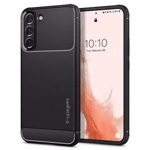 Spigen Rugged Armor dėklas telefonui Samsung Galaxy S22 - Matinis juodas