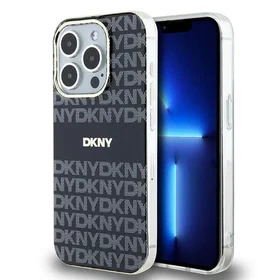 DKNY IML Mono & Stripe MagSafe dėklas telefonui skirtas iPhone 14 Pro Max - juodas