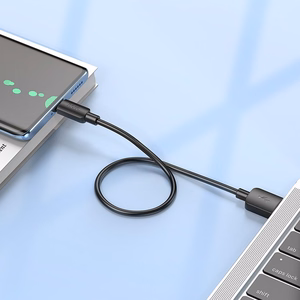 Kabelis USB A į USB C Hoco PD 2,4A 27W 0,25 m X96 juodas