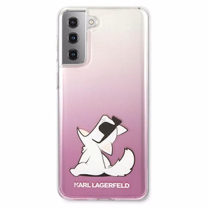 Karl Lagerfeld Choupette Fun чехол для Samsung Galaxy S21+ - розовый