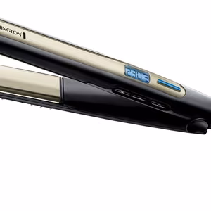 Remington Sleek & Curl S6500 – keraminės plaukų tiesinimo ir garbanojimo žnyplės, iki 230 °C, juodos