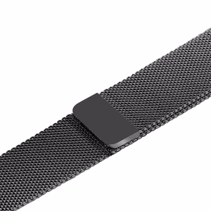 Crong Milano Steel nerūdijančiojo plieno dirželis, skirtas Apple Watch 38 / 40 / 41 / 42 mm, grafito spalvos