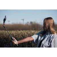 FORCELL F-GRIP MagSelfie S100M selfie lazda su belaidžiu nuotolinio valdymo trikojio stovu juoda