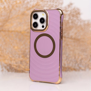 Circle Glam Magnetinis dėklas telefonui iPhone 13 Pro 6,1" violetinis