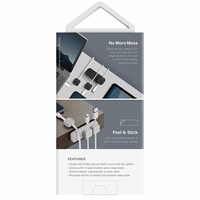 Uniq Pod Mag magnetinis kabelių tvarkytuvas su pagrindu pilkas / kreidinis pilkas