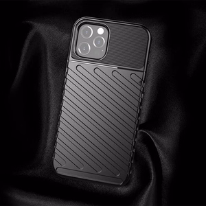 THUNDER dėklas telefonui IPHONE 15 Pro juodas