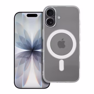 Permatomas 2 mm dėklas telefonui IPHONE 17, suderinamas su MagSafe (su kameros apsauga)