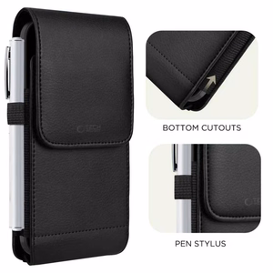 Tech-Protect SM75 dėklas 5.8–6.8" išmaniesiems telefonams - juodas