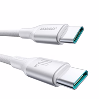 USB kabelis Joyroom S-A28 USB-C to USB-C 60W 1.0m baltas