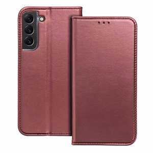 Dėklas telefonui SMART MAGNETO skirtas SAMSUNG S25 Plus bordo