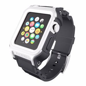 Incipio Octane sustiprinta apyrankė, skirta 38 / 40 / 41 mm Apple Watch, balta ir pilka
