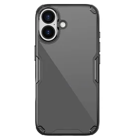 Nillkin Nature TPU Pro dėklas telefonui iPhone 17 - Pusiau permatomas juodas