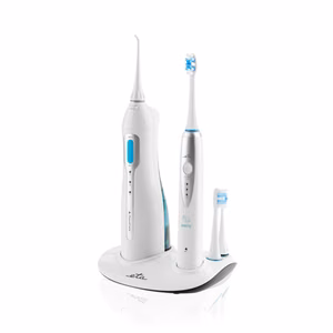 ETA Oral care centre (sonic toothbrush+oral irrigator) ETA 2707 90000 Rechargeable For adults Number of brush heads included 3 Number of teeth brushing modes 3 Sonic technology White