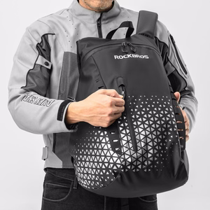 Rockbros H36 рюкзак с держателем для шлема 14.5L - черный