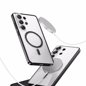 Rock Crystal Armor Series Magnetic Dėklas for Samsung Galaxy S26 juodas