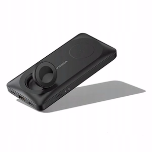 Išorinė baterija Veger W1156 juoda 10000mAh (belaidis įkrovimas 15W / PD 22.5W / QC3.0)