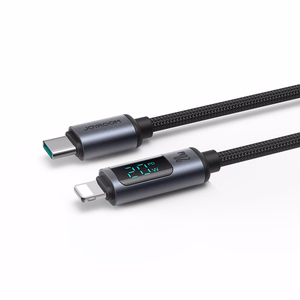 USB Кабель Joyroom "S-CL020A16" чёрный "Type-C / Lightning" 120см (до 20W)