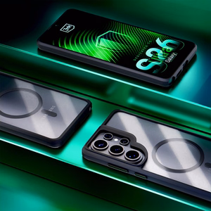 3mk Satin Armor MagCase for Samsung Galaxy S26 Ultra - skaidrus juodas