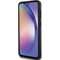 Hello Kitty Metal Logo Kitty Head dėklas telefonui skirtas Samsung Galaxy A55 - juodas