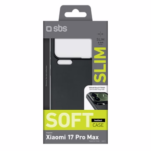 SBS Instinct dėklas Xiaomi 17 Pro Max - juodas