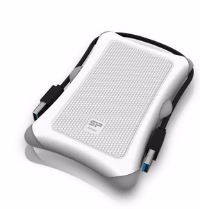 Silicon Power Armor A30 HDD dėklas baltas 2.5"