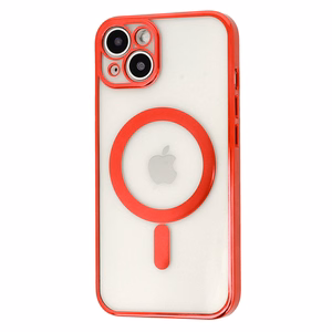Tel Protect magnetinis prabangus dėklas telefonui Iphone 13 Mini raudonas