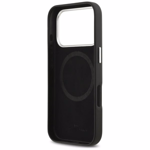 BMW Sign visiškai dengiantis metalinis magnetinis dėklas telefonui iPhone 17 Pro - juodas