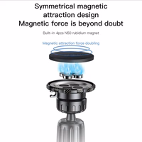 FORCELL F-GRIP MagElite magnetinis automobilio laikiklis oro angai juodas