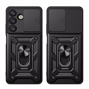 Hybrid Armor Camshield deklas Sasung Galaxy S26 Plus - juodas