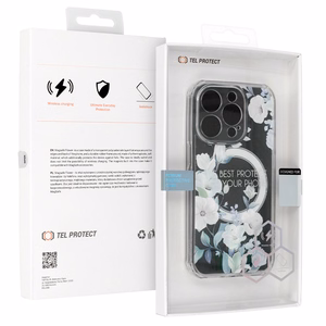 Tel Protect Gėlių Magnetinis dėklas telefonui Iphone 12 dizainas 4