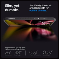 Spigen Liquid Air iPhone 15 Pro dėklas - matinė juoda