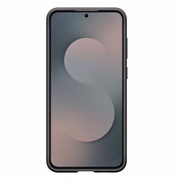 "Spigen Rugged Armor" dėklas, skirtas "Samsung Galaxy S25 FE" - matinės juodos spalvos