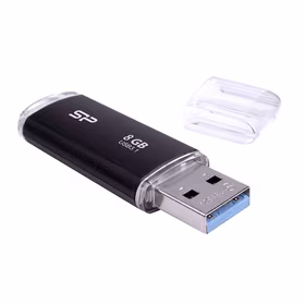 Silicon Power 8GB Blaze B02 USB atmintukas USB A tipo 3.2 Gen 1 (3.1 Gen 1) Juoda