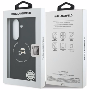 KARL LAGERFELD case for SAMSUNG Z Fold7 KLHMZFD7PSMLRKCK compatible with MagSafe (PU K&C) black