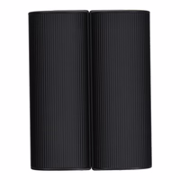 Išorinė baterija VEGER 2 x 5000 mAh su rankų šildytuvu 2,4A 2 vnt juoda ir sidabrinė