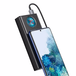 Išorinė baterija Power Bank Baseus Amblight 65W 30000mAh juoda PPLG000101