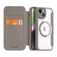 Dėklas Dux Ducis "Skin X Pro" skirtas iPhone 14 smėlio spalvos