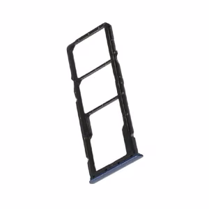 SIM kortelės laikiklis Huawei Y9 2018 mėlynas originalus (service pack)