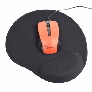 Gembird MP-GEL-BLACK pelės kilimėlis Juoda