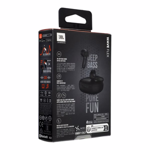 Wireless earphones JBL Wave Flex JBLWFLEXBLK black