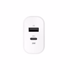 "Forever TC-01-20AC PD QC įkroviklis 1x USB-C 1x USB 20W baltas
